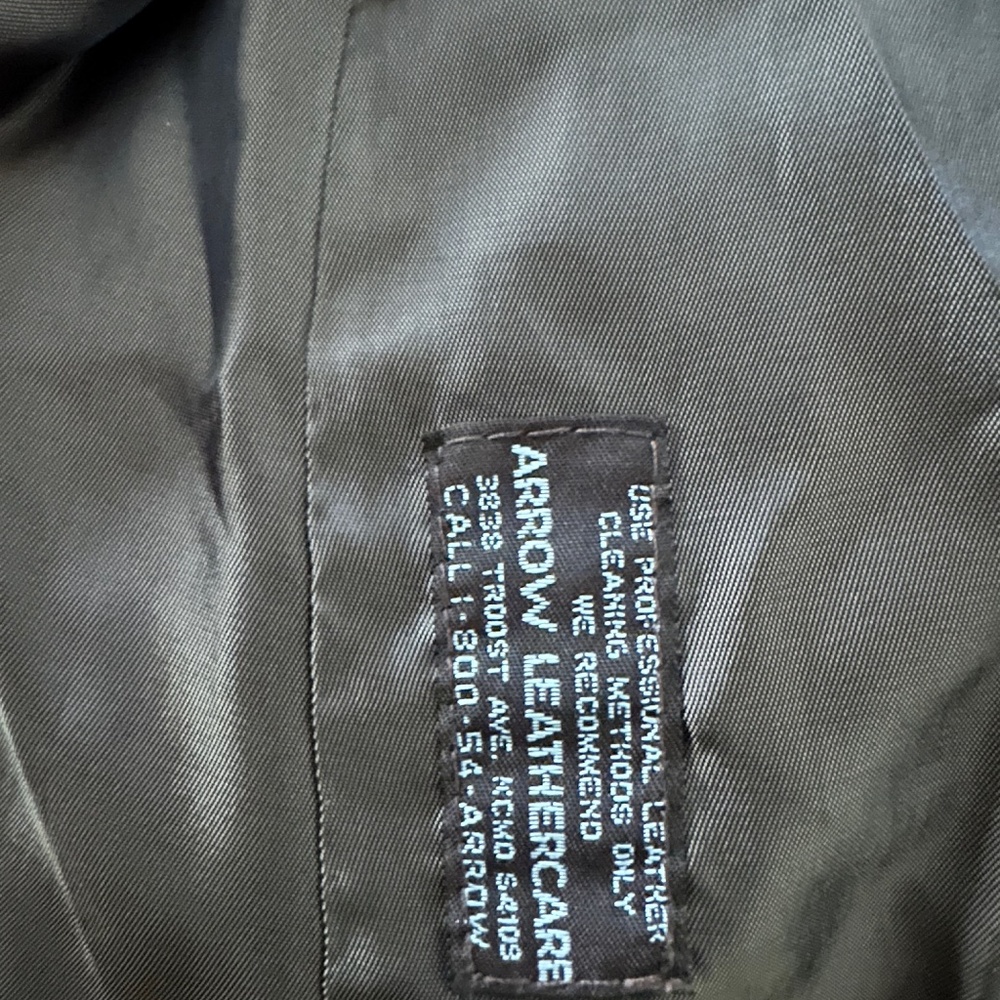 Hoku Johnston & Murphy  brown vintage leather/suede jacket  size 36
